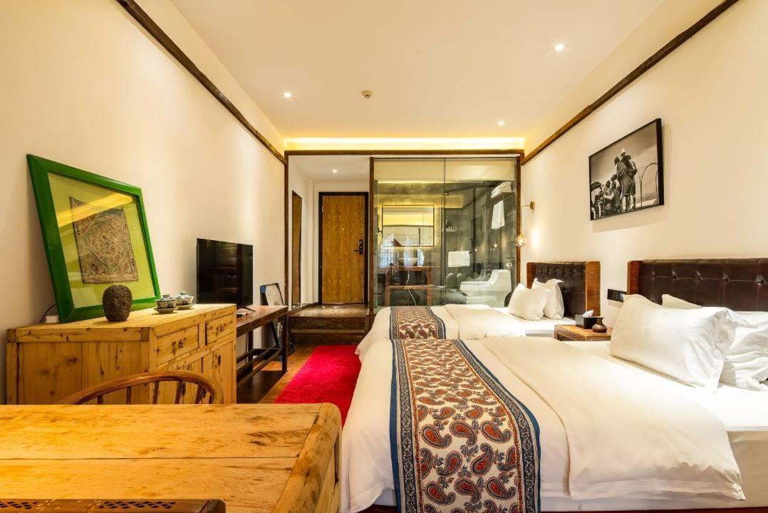 تشنجدو Qintai Tibetan Culture Boutique Hotel المظهر الخارجي الصورة